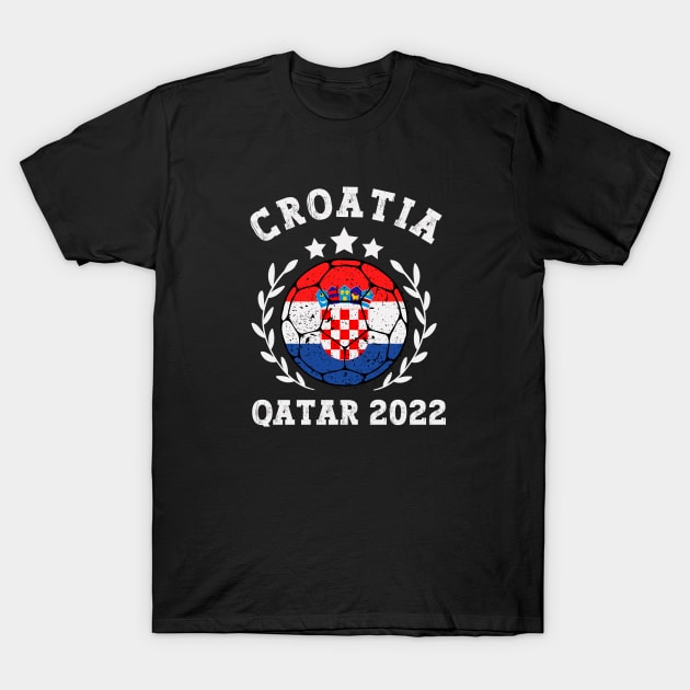 Croatia World Cup T-Shirt by footballomatic